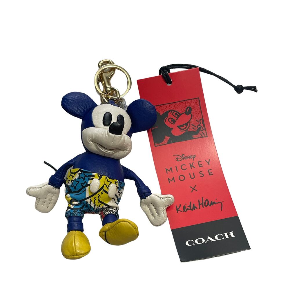Coach Limited Edition Disney Mickey Mouse X Keith Haring Collectible Bag Charm